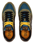Sun68 scarpa sneakers da uomo Jaki Colors Z41112 0842 marrone-oliva