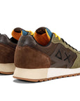 Sun68 men's sneakers shoe Jaki Colors Z41112 0842 brown-olive