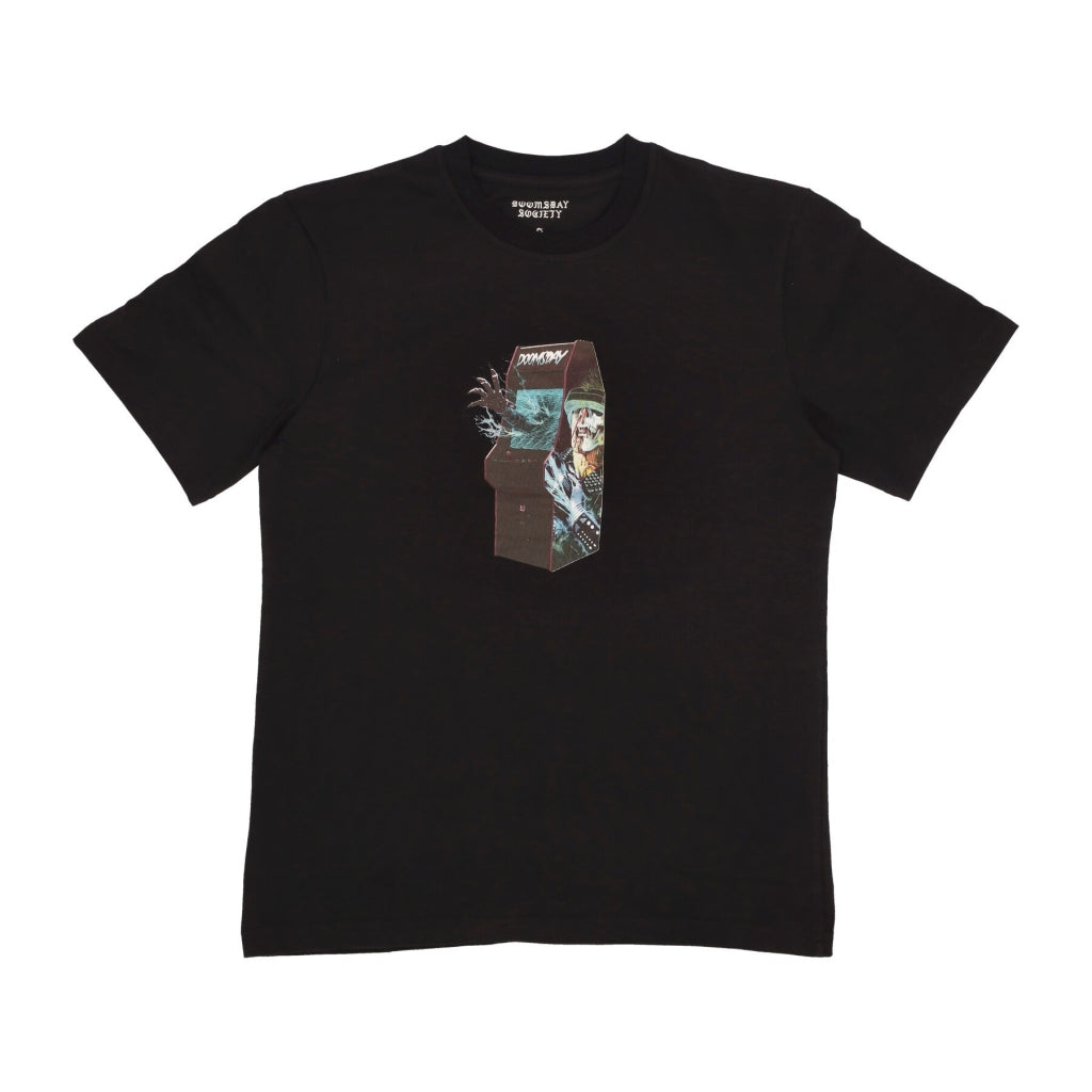 Doomsday Men&#39;s T-shirt with Arcadeath black print