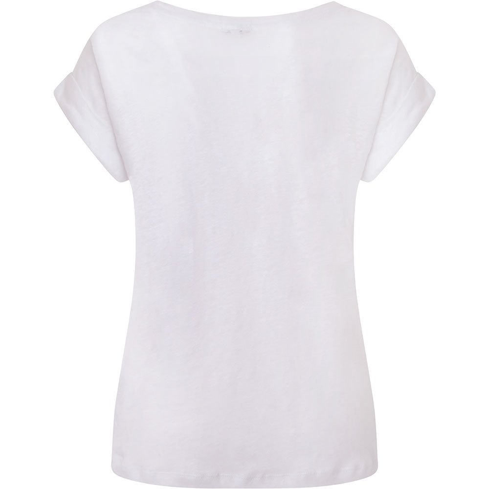 Pepe Jeans Linen t-shirt with armholes Odilia PL505456 800 white