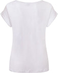 Pepe Jeans Linen t-shirt with armholes Odilia PL505456 800 white