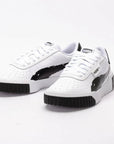 Puma Cali Brushed women's sneakers shoe 373896 01 white black
