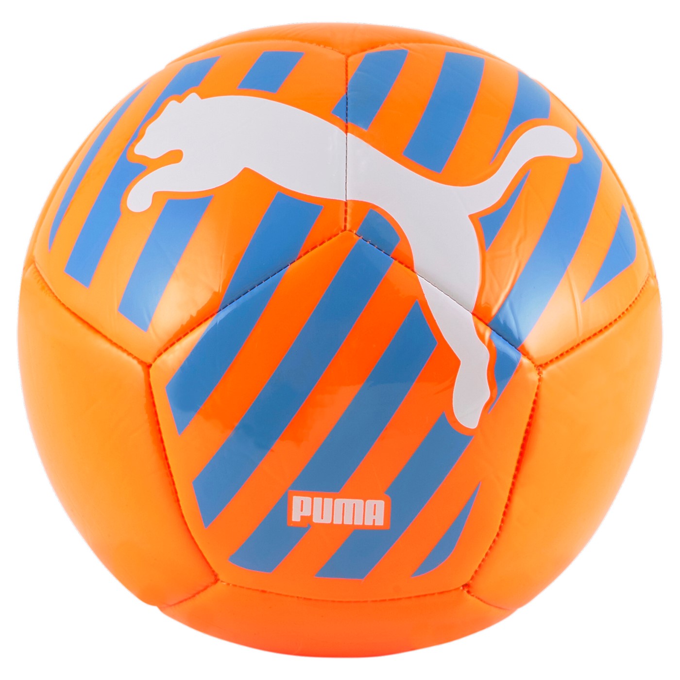 Puma Big Cat soccer ball 083994-01 ultra orange-blue glimmer Size 5