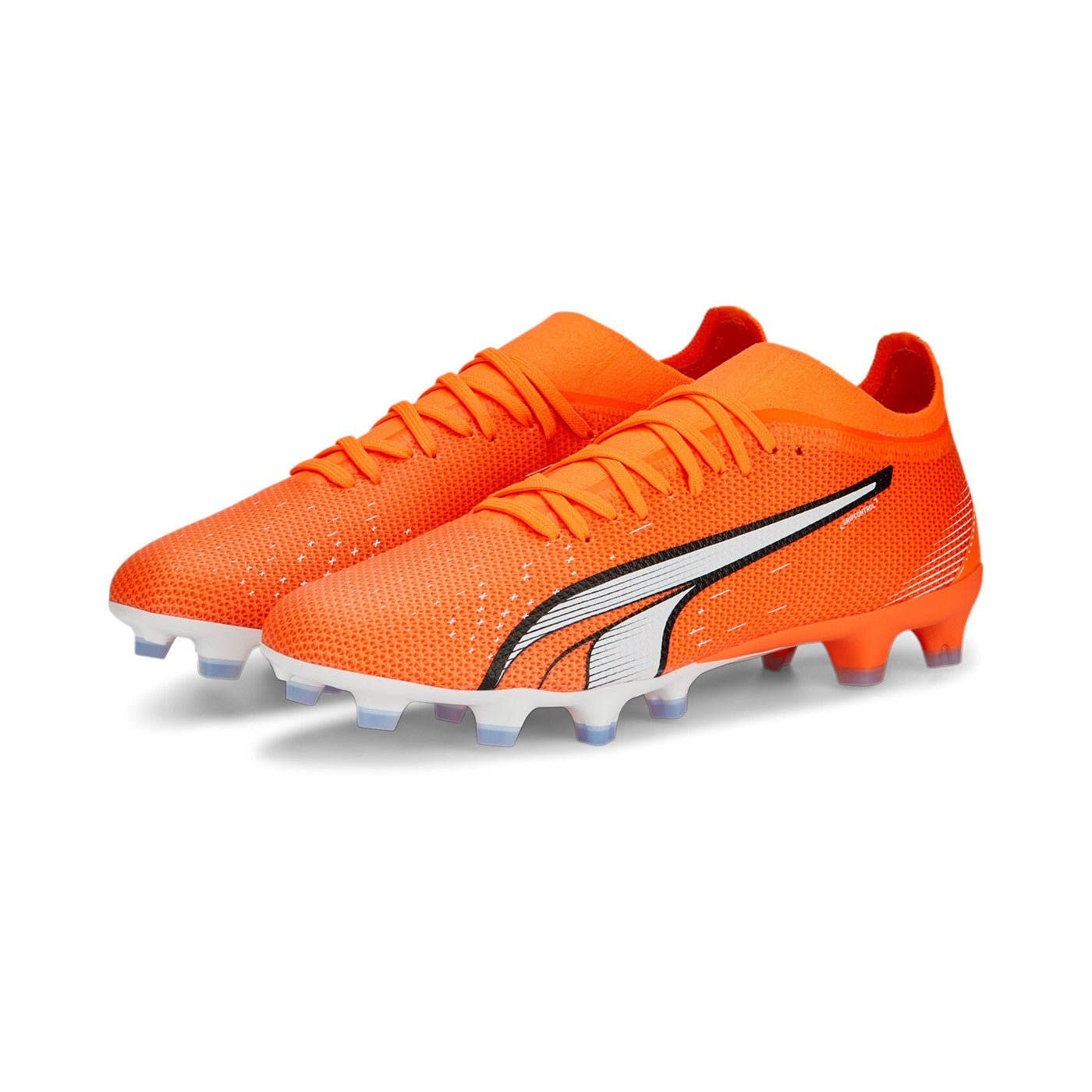 Puma men&#39;s football boot Ultra Match FG/AG 107217 01 orange white blue