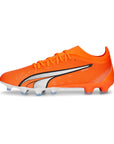 Puma men's football boot Ultra Match FG/AG 107217 01 orange white blue