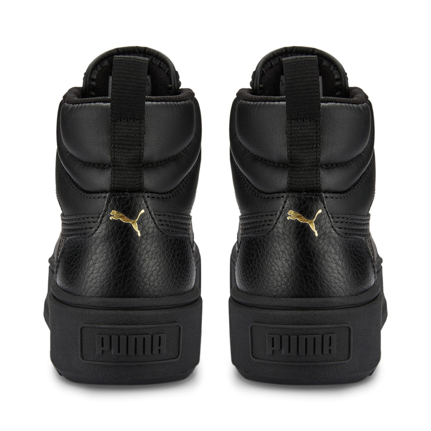 Puma women&#39;s high sneakers shoe with wedge Karmen Mid 385857 02 black