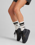 Puma women's high sneakers shoe with wedge Karmen Mid 385857 02 black