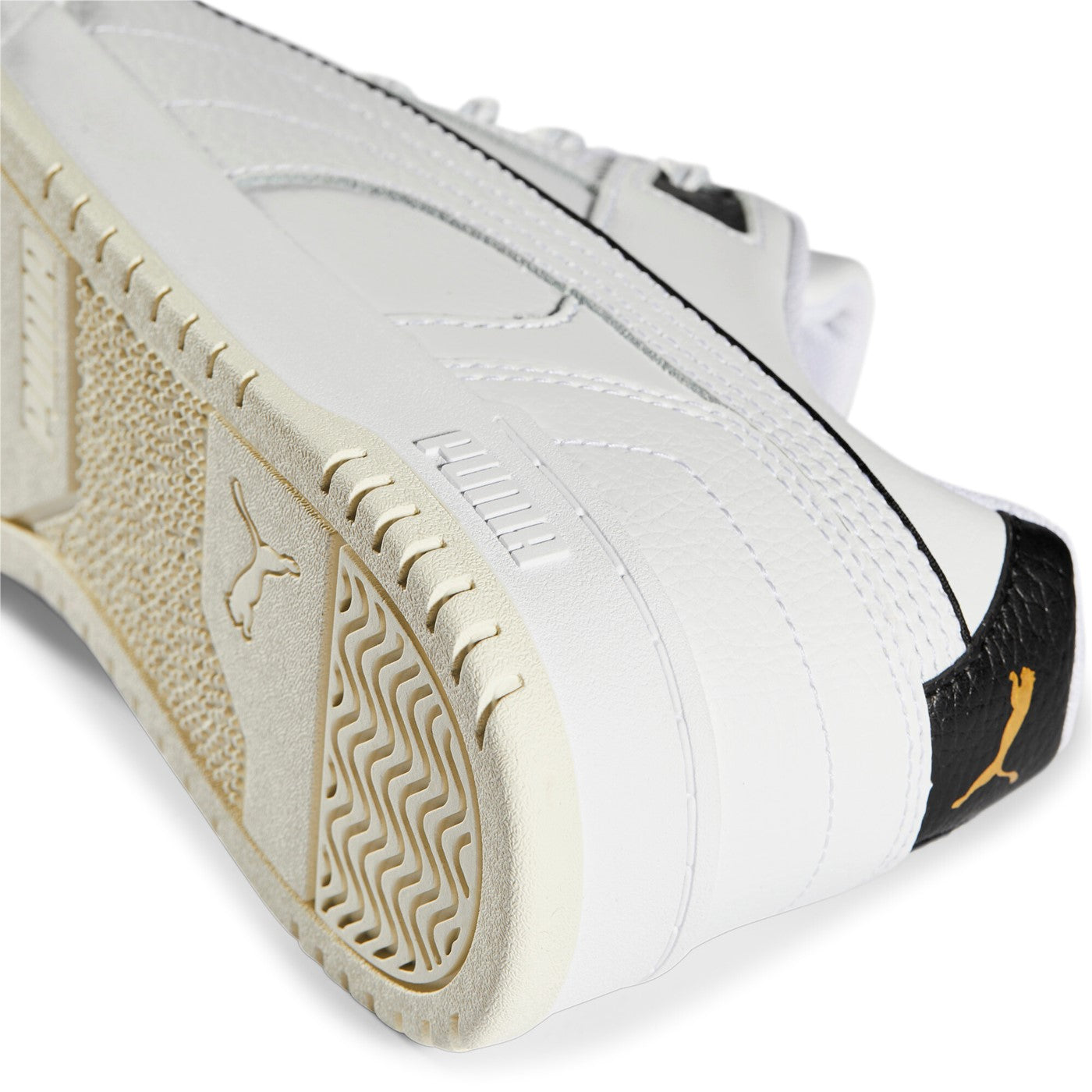 Puma sneakers da uomo RBD Game Low 386373 01 bianco nero oro