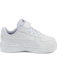 Puma low sneakers with elastic lace and velcro Caven AC+ 389309 01 white-grey