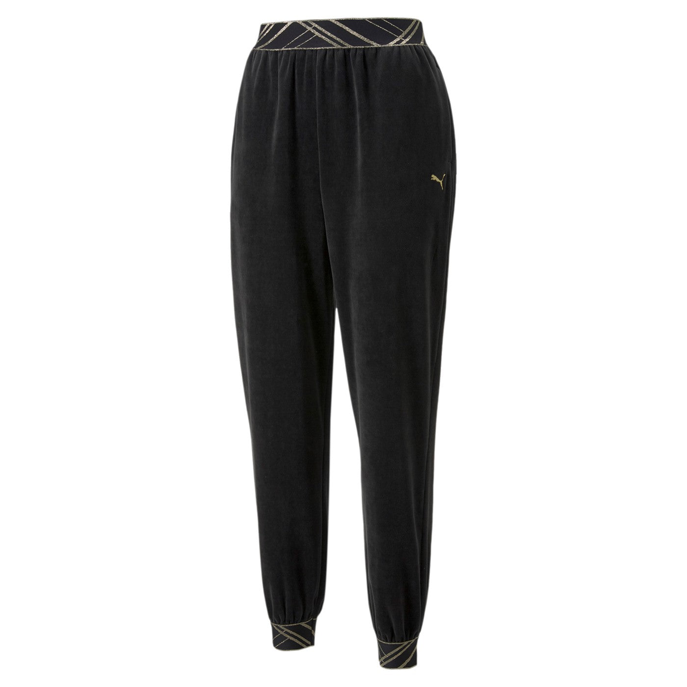 Puma women&#39;s Deco Glam velvet trousers 522255 01 black