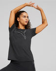 Puma Train Favorite women's t-shirt in cotton Jersey 522420 01 black