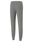 Puma pantalone sportivo da uomo in cotone jersey 586746 03 grigio chiaro