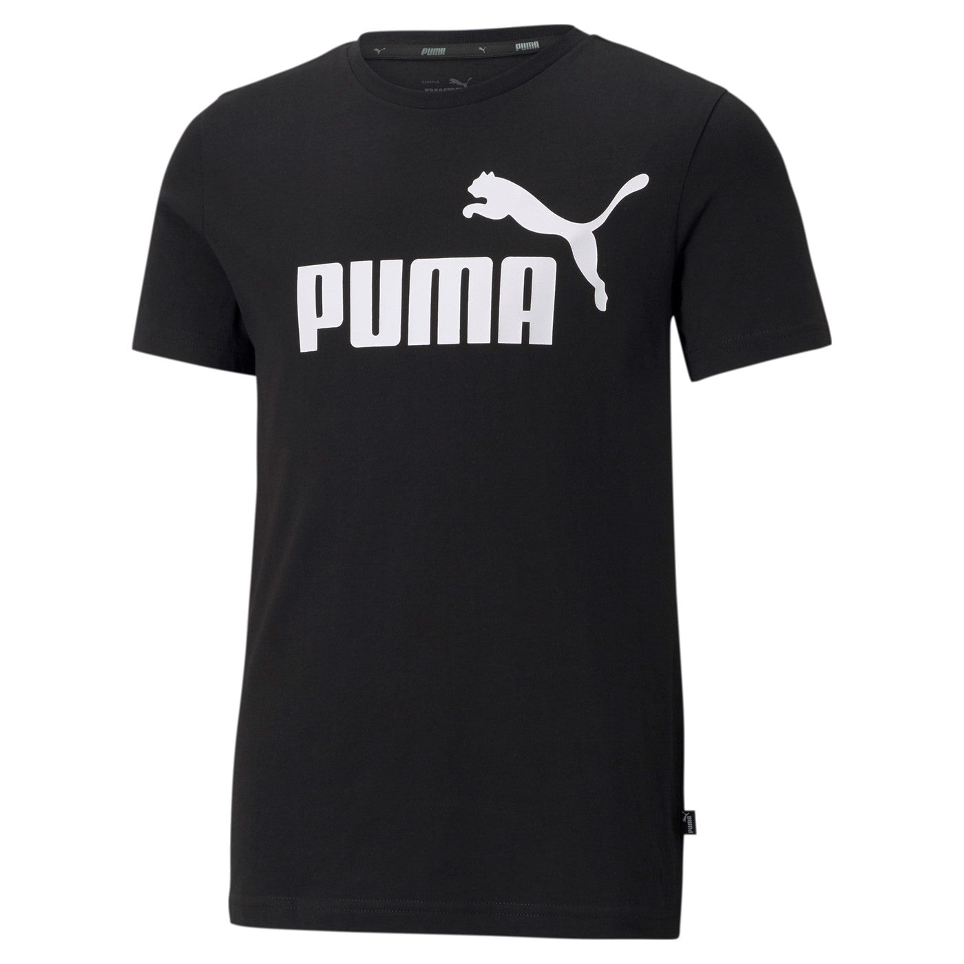 Puma ESS Logo boy&#39;s short sleeve t-shirt 586960 01 black