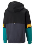 Puma Boys' two-tone hoodie Power Colorblock Hoodie FL B 670098 43 Parisian Night