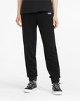 Puma women's sports trousers with cuff ESS+ Embroidery High-Waist Pants TR cl 847093-01 black