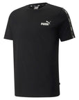 Puma men's short sleeve t-shirt ESS+ Tape 847382-01 black
