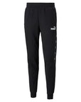 Puma fleece trousers with side band and cuff at the bottom ESS+ Tape Sweatpants FL cl 849042 01 black