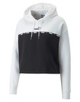 Puma Power Tape two-tone women's hoodie 849946 02 white black