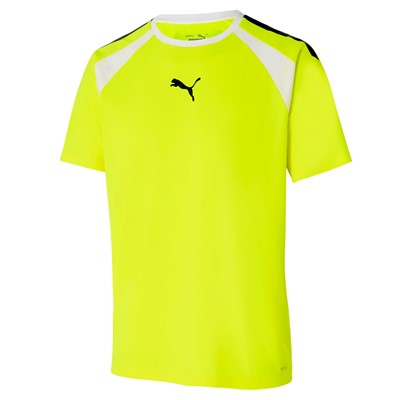 Puma maglietta tecnica da padel teamLIGA 931433 12 giallo fluo-nero