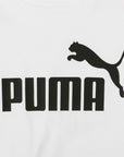 Puma T-shirt da ragazza con nodo e stampa 847470-02 white