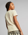 Puma Short sleeve t-shirt for girls and boys Ess Animal AOP 673516-88 granola
