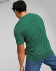 Puma maglietta manica corta da uomo ESS+ 2 stampa Logo grande 586759-37 verde