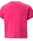 Puma Power Tape Tee short sleeve girl's t-shirt 673544-64 orchid shadow