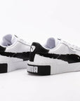 Puma Cali Brushed women's sneakers shoe 373896 01 white black