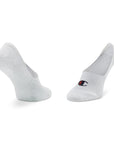 Champion unisex invisible ghost socks U24561 WW001 pack of 2 white pairs