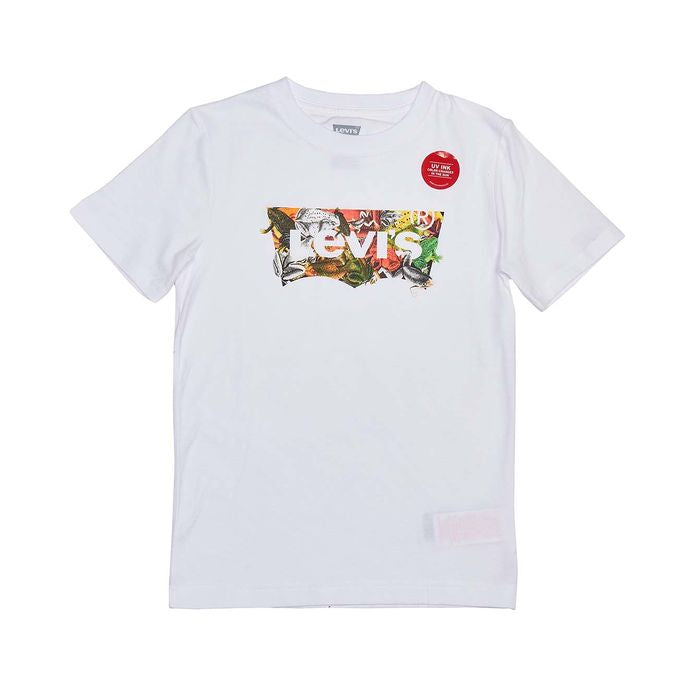 Levi&#39;s Kids T-shirt SS Graphic 9ec827-001 white