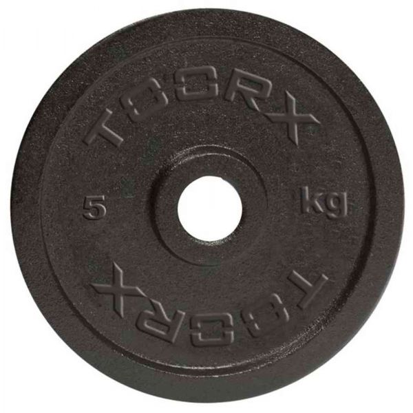 Toorx disco in ghisa nera 5kg DGN 5
Foro da 25 millimetri di diametro
